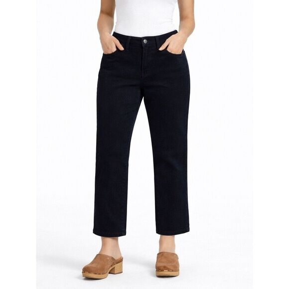 Vervet Denim - Vervet black high rise straight crop jeans size 26